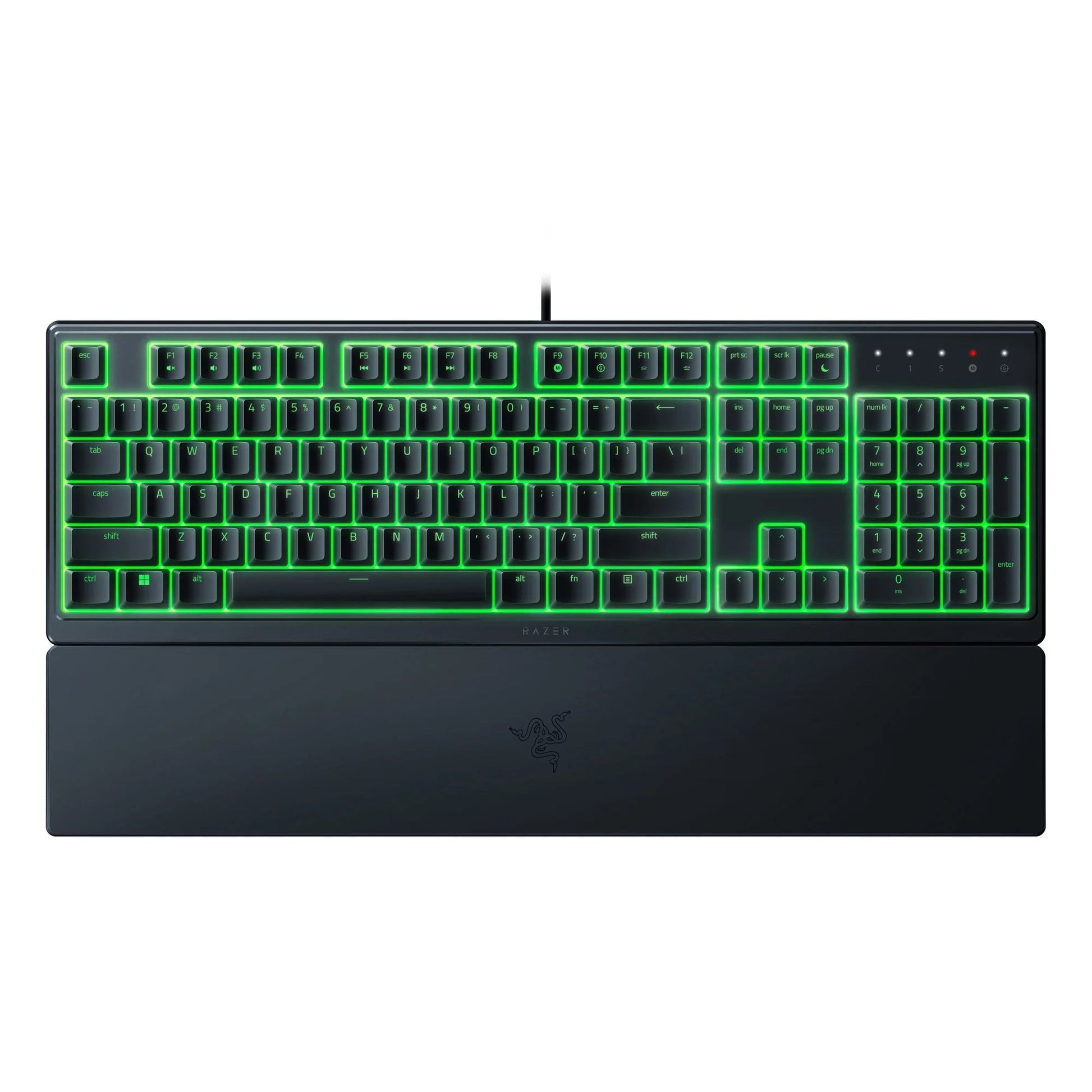 Razer Ornata V3 X Wired Gaming Keyboard – Slim, Silent, RGB-Backlit with Wrist Rest & Spill-Resistant Design