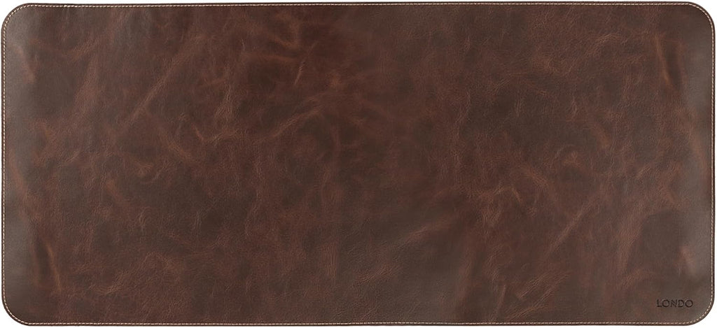 Premium Top Grain Leather Desk Mat – XL Extended Mouse Pad for Gaming & Office | Smooth Writing Surface, Non-Slip Base, Durable & Stylish Workspace Accessory (28.7" x 13.1")