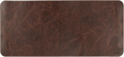 Premium Top Grain Leather Desk Mat – XL Extended Mouse Pad for Gaming & Office | Smooth Writing Surface, Non-Slip Base, Durable & Stylish Workspace Accessory (28.7" x 13.1")