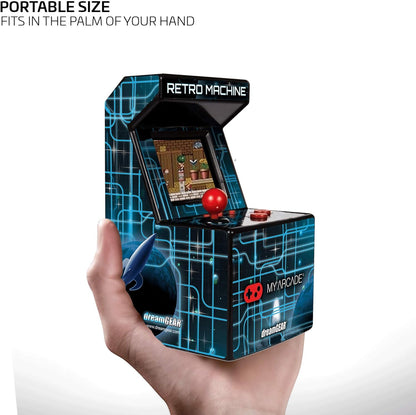 🕹️My Arcade Retro Mini Gaming Machine – 200 Built-In Classic Games | Miniature Arcade Cabinet with Joystick, Color Display, & Speaker – Battery Powered Portable Fun