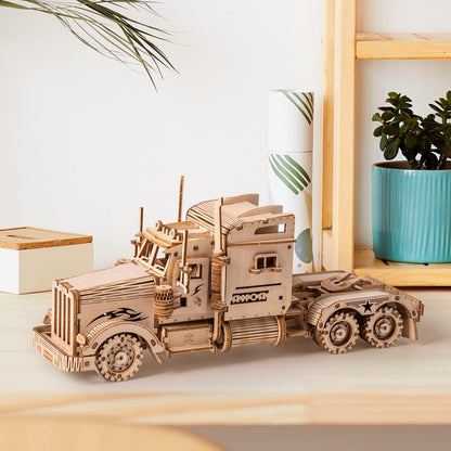 🏎️ ROKR 3D Wooden Grand Prix Car Puzzle | DIY Model Building Kit for Adults & Teens | Educational Brain Teaser, Desk Decor & Gift Idea | Mechanical Model Car Assembly